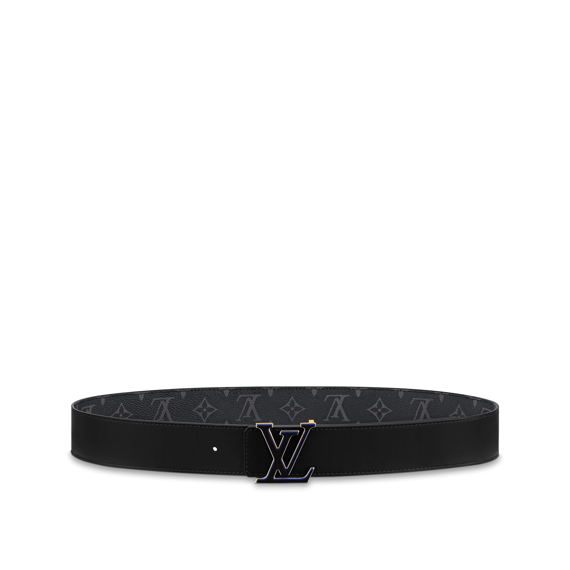 Black louis store vuitton belt